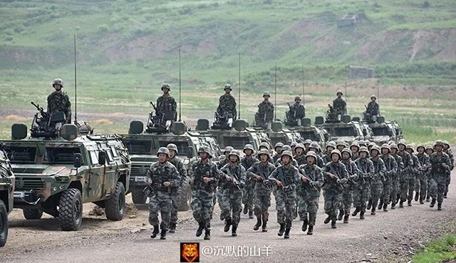 这是轻型合成化营的部分规模,战斗力和机动能力非常强.