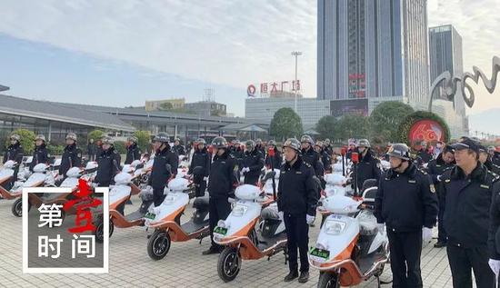 广西林：叠彩城管新增40辆执法电动车 提高工作效率(图)