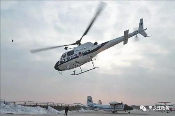 哈尔滨启用直升机巡查道路安全，空地一体化疏导交通(图)