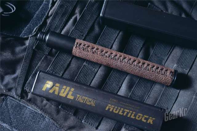 Paul Tactical—“保罗”牛皮柄标准版机械伸缩棍，使用初体验(组图)