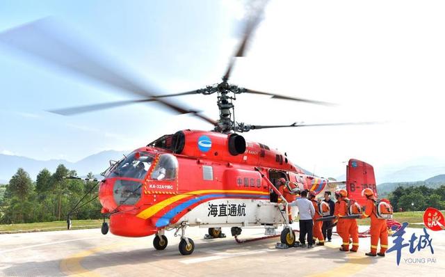 两架消防直升机进驻广东惠东，春季森林航空消防工作全面展开(组图)