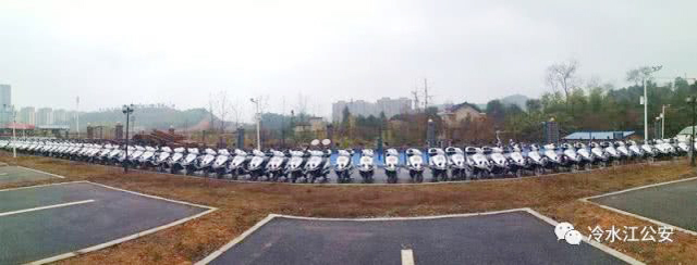 湖南娄底冷水江市公安局采购98台警用电动车 着力打造“驻村骑警”(图)