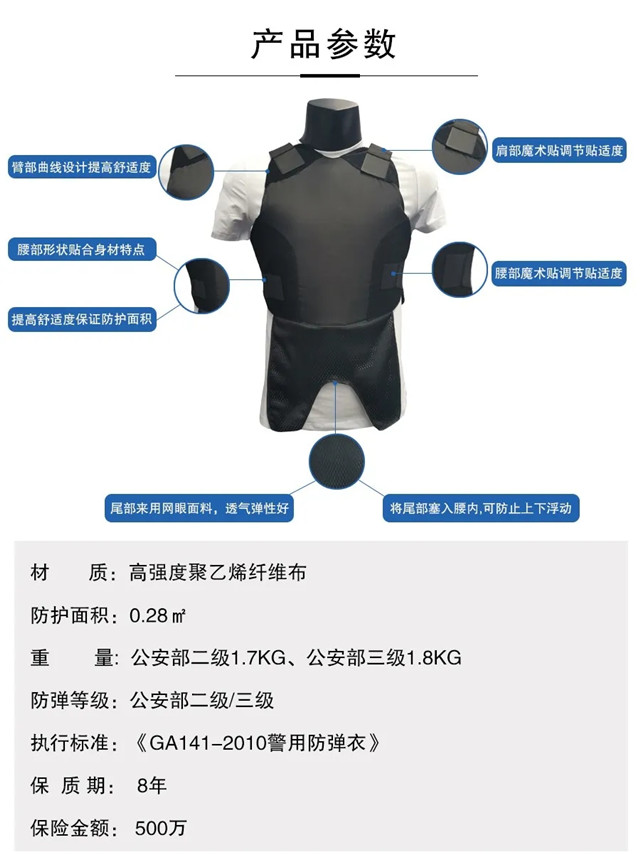 江苏力安内穿式防弹衣/防刺服(组图)