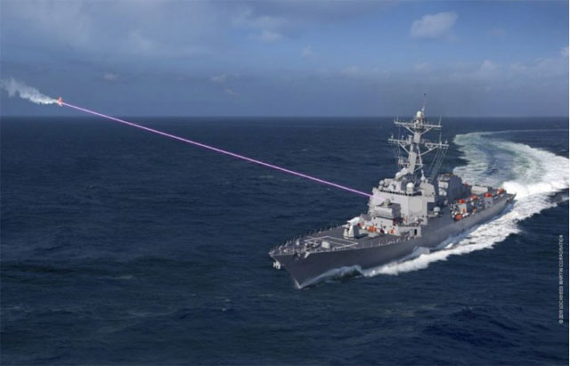 美国海军部署首款打击无人机激光武器ODIN(图)