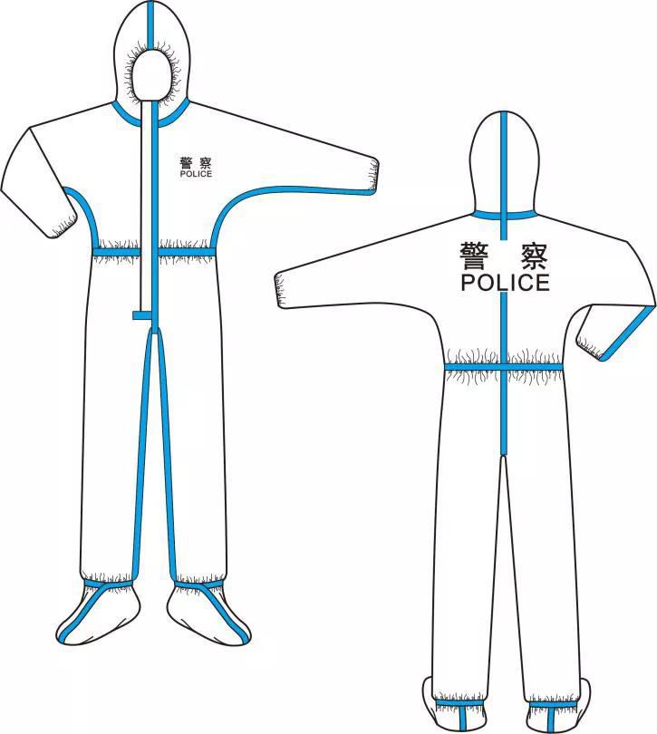 公安部统一规范防护服警用外观标识：便于群众识别，展现良好警容(组图)