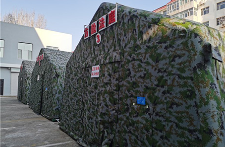 黑龙江省齐齐哈尔市军地联手建设“方舱法庭”(组图)