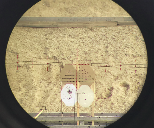 十字瞄准镜测距公式图图片