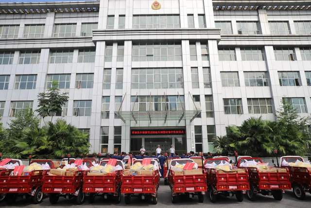 四川广安岳池县新购18个微型消防站器材装备发放基层乡镇(组图)