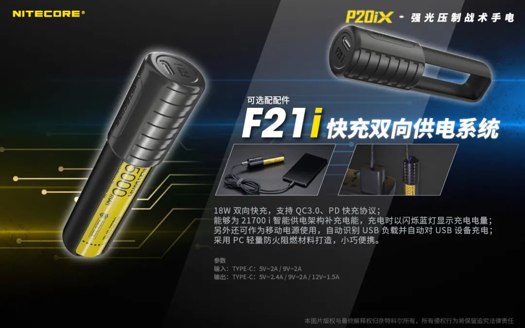 “X战警”强势登场！P20iX强光压制战术手电！