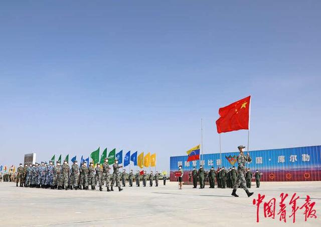 “国际军事比赛-2021”中国库尔勒赛区开幕(组图)