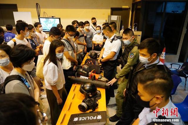 香港警队举办体验日活动 招募见习督察及警员(组图)