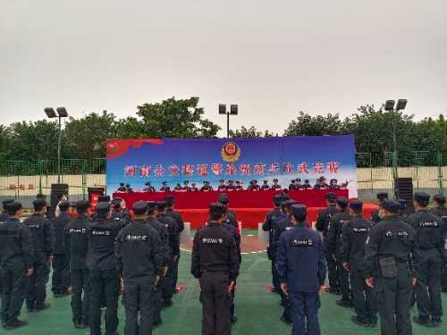 2021年全省公安特巡警系统练兵比武竞赛活动在河南济源举行(组图)