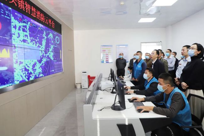 智慧消防监控中心今天揭牌！广东东莞桥头已安装联网型烟感器2.7万余个！(组图)