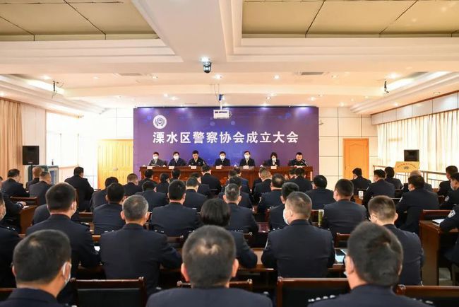 江苏省南京市溧水区警察协会成立(组图)