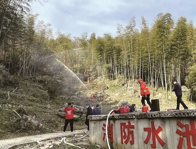 湖北赤壁：卫星监测 无人机侦察 这场森林火灾分分钟被扑灭(组图)