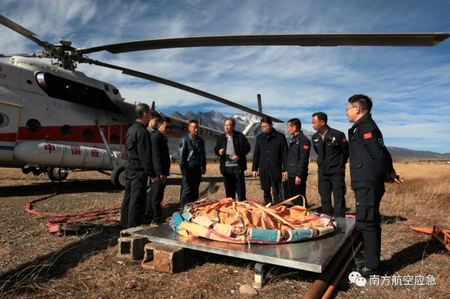 云南丽江南航总站开展森林草原航空灭火特种战法验收评估及安全生产督导(组图)