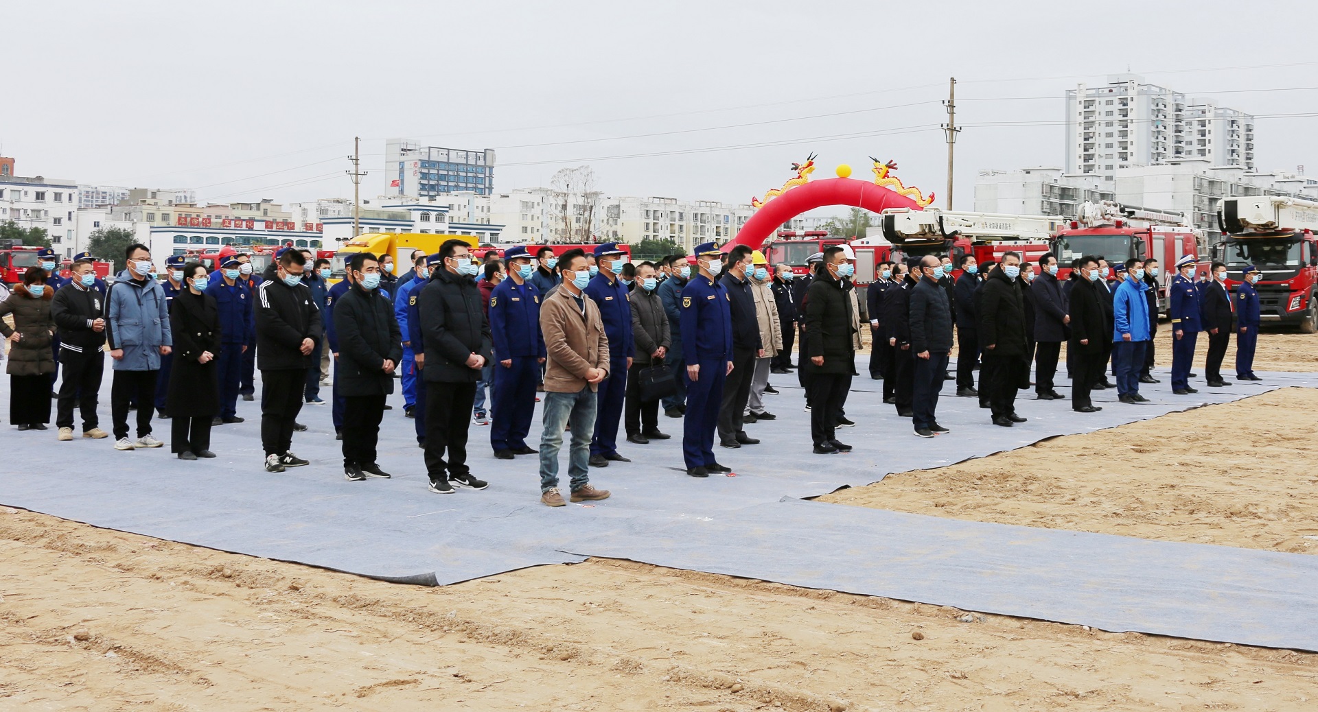 北部湾危险化学品应急救援基地在广西钦州举行奠基仪式(组图)