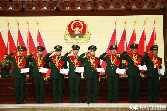 贵州武警毕节支队举行2021年度表彰大会(组图)