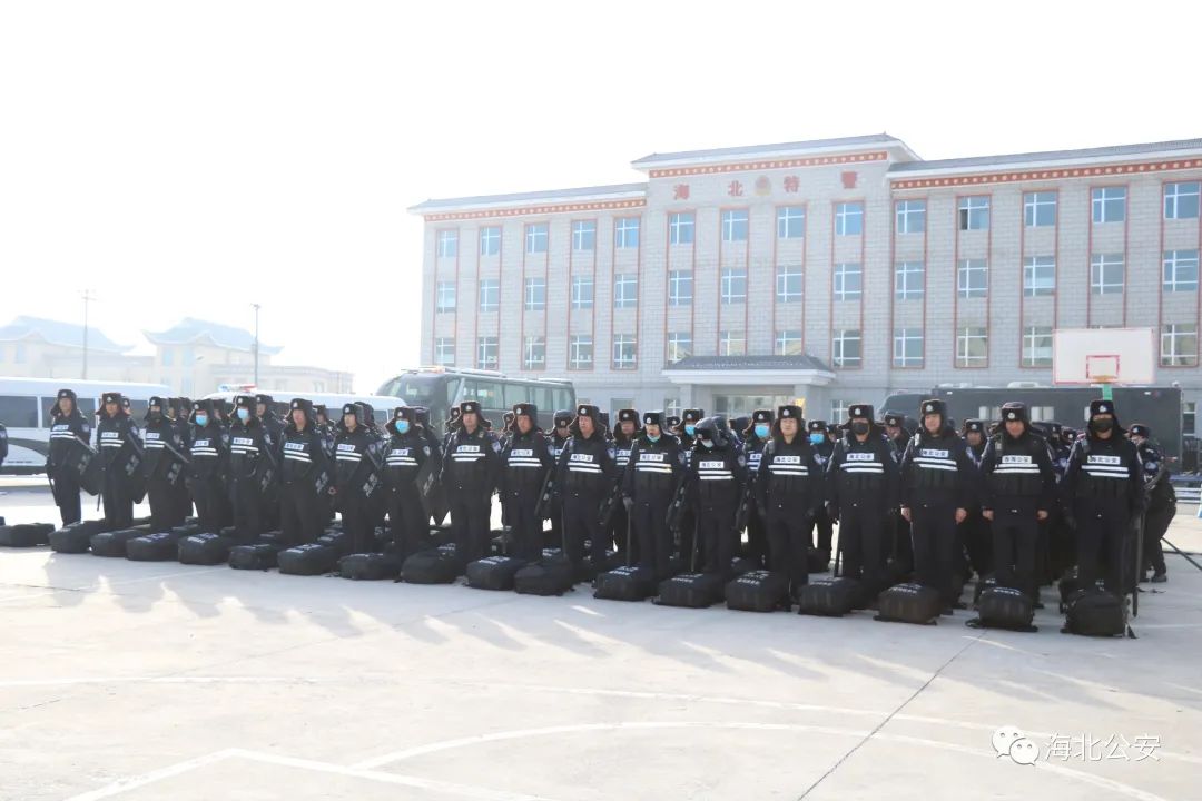 青海海北州公安机关组织开展应急处突拉动演练(组图)