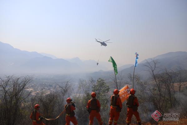 云南隆阳区举行2022年高黎贡山森林火灾应急救援联合演练(组图)