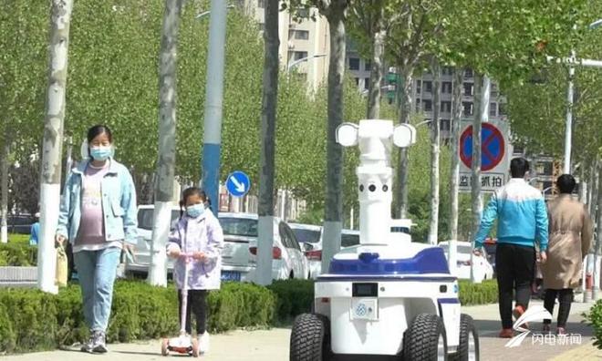 无人机+机器人“硬核”宣传，山东省烟台市莱山公安科技助力疫情防控(组图)