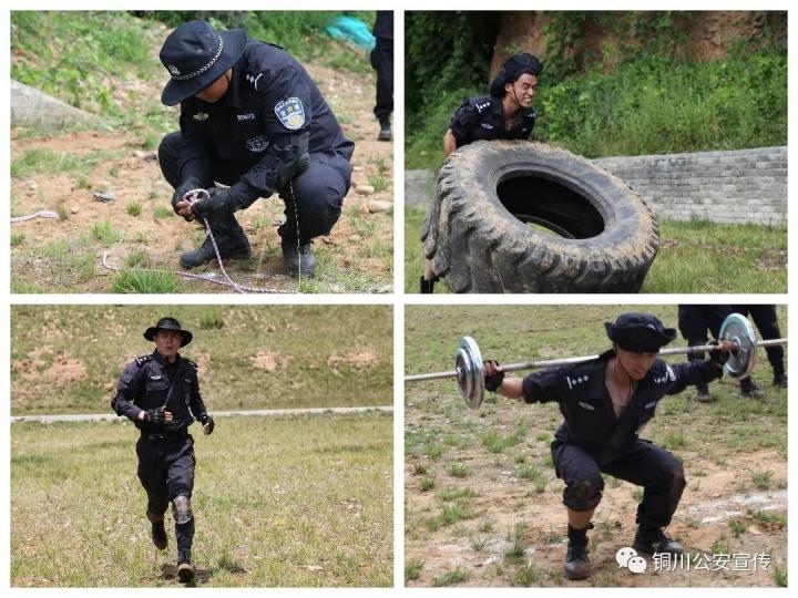 锻钢淬火！陕西铜川公安巡特警区域拉动演练比武真“够味”(组图)