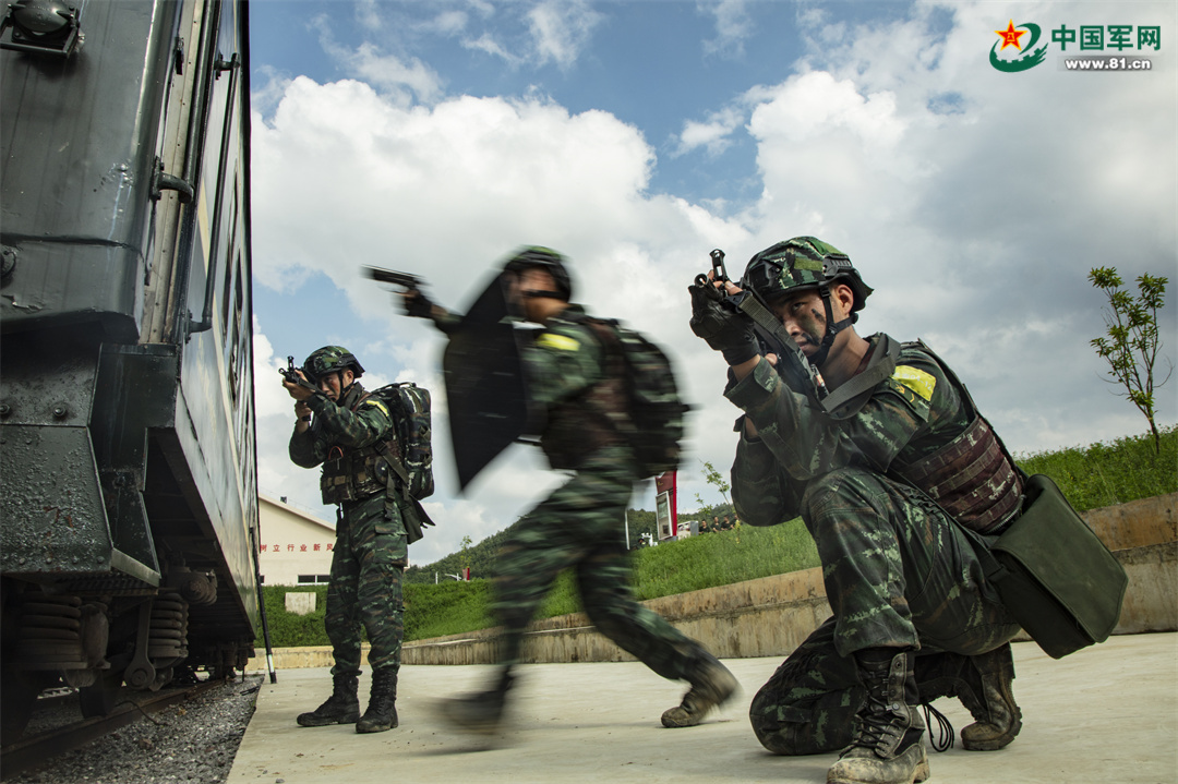 演练！直击武警官兵实战化练兵现场(组图)