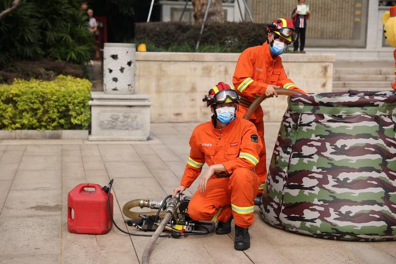 营造人人防火良好氛围，广东省深圳市2022年森林消防公众开放日活动举行(组图)