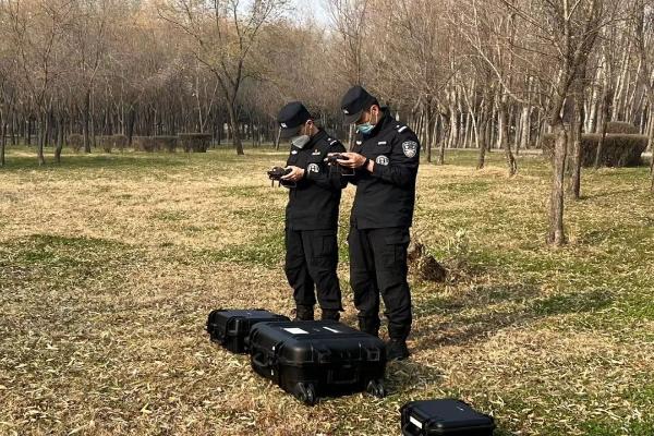 吉林省吉林市公安局特警支队组织开展警用无人机大练兵(图)