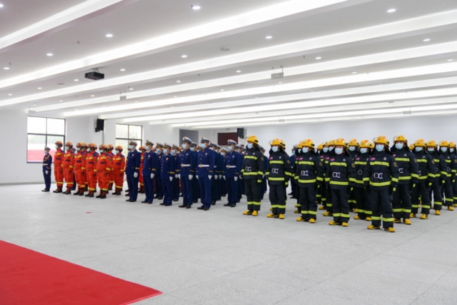湖南省长沙市消防救援支队综合保障中心正式驻队执勤！(组图)