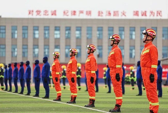 内蒙古自治区消防救援总队召开2023年全区消防救援队伍全员岗位大练兵开训动员大会(组图)