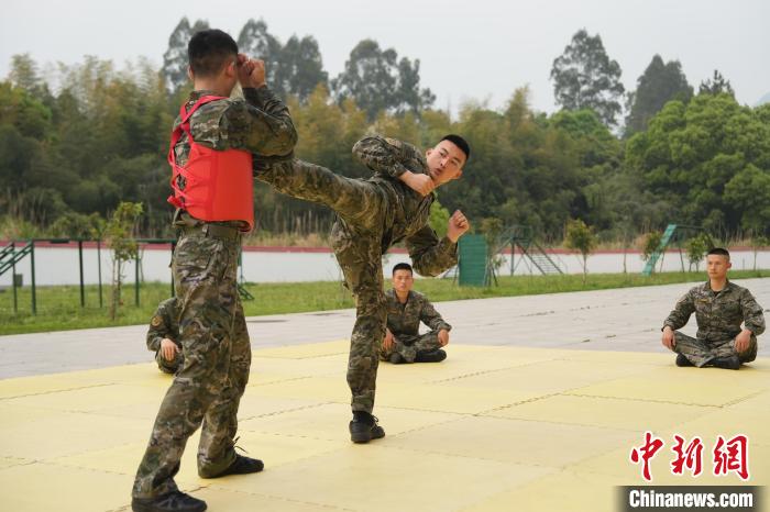 武警福建总队机动支队开展搏击教练员集训(组图)