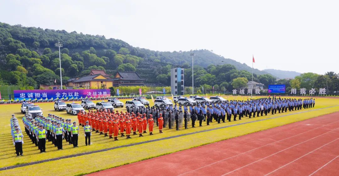 强实战 砺精兵！浙江省杭州市萧山区举行亚运安保倒计时100天警务实战演练活动(组图)