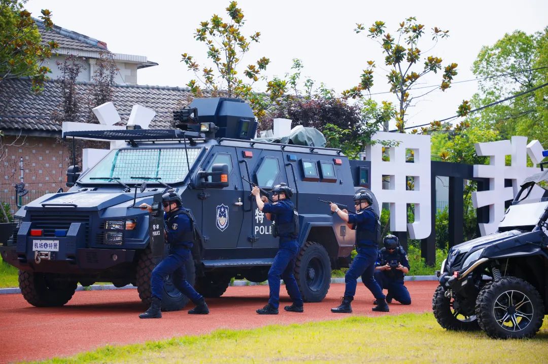 强实战 砺精兵！浙江省杭州市萧山区举行亚运安保倒计时100天警务实战演练活动(组图)