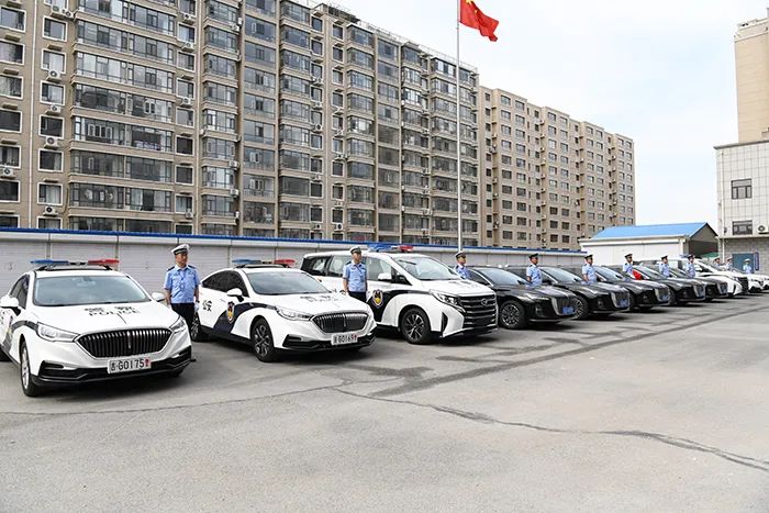 新车入列 | 吉林省大安市公安局举行新车发放仪式(组图)