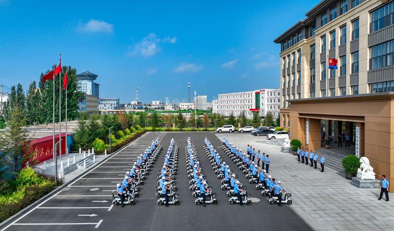 强力推动“警地融合”，吉林省双辽市公安局为基层配发80辆警用电动车(组图)