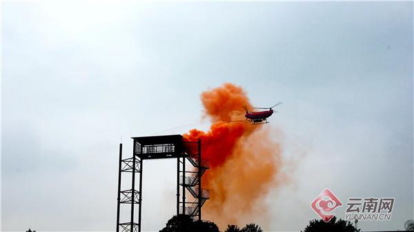 云南省森林消防总队举办成立无人机、摩托车分队仪式(组图)