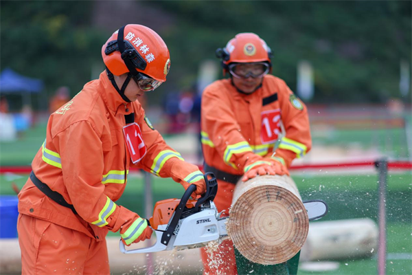 超“硬核”！重庆市第二届林业系统森林消防技能比武竞赛在巴南开幕(组图)