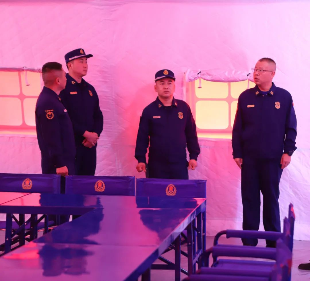 青海省海北州消防救援支队开展战勤保障无预案实战拉动演练(组图)