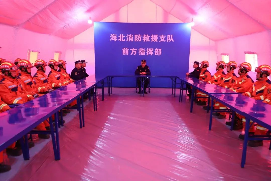 青海省海北州消防救援支队开展战勤保障无预案实战拉动演练(组图)