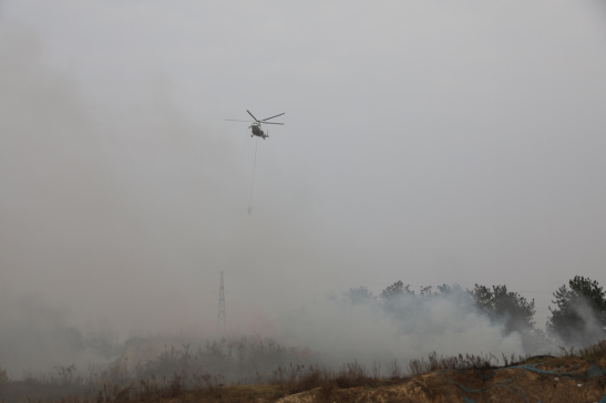 河南省应急管理厅举行森林火灾快速响应拉练活动(组图)