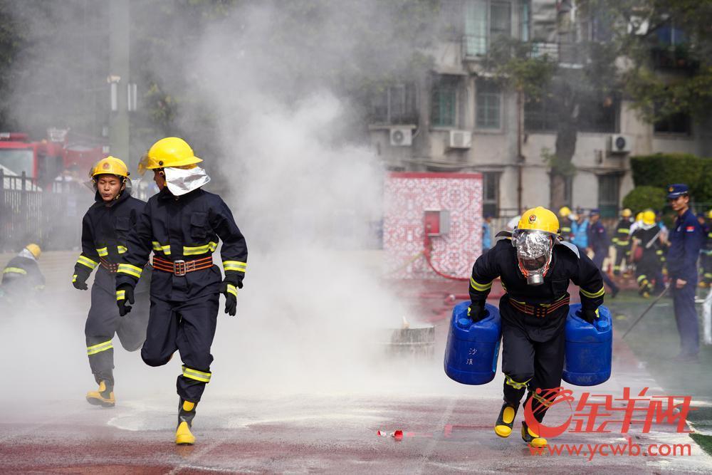 广州海珠：以赛促训，2023年微型消防站业务技能比武活动举行(组图)