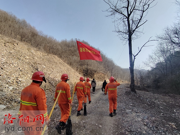 河南洛阳森林消防队伍一线执勤备勤 守护森林安全(组图)