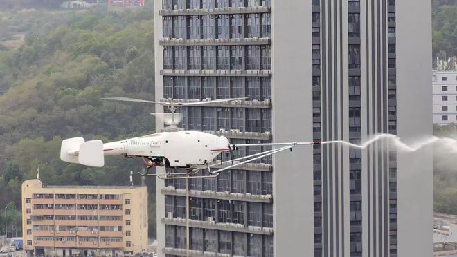 广东省深圳市组织超高层建筑灭火无人机实战应用测试(组图)