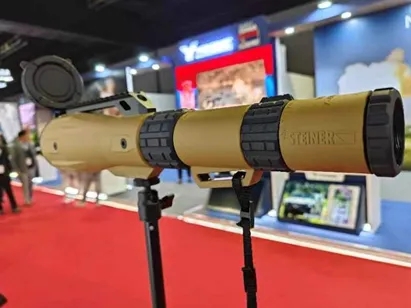 Steiner新品高清40倍单筒战术观察镜亮相2024亚洲防务展