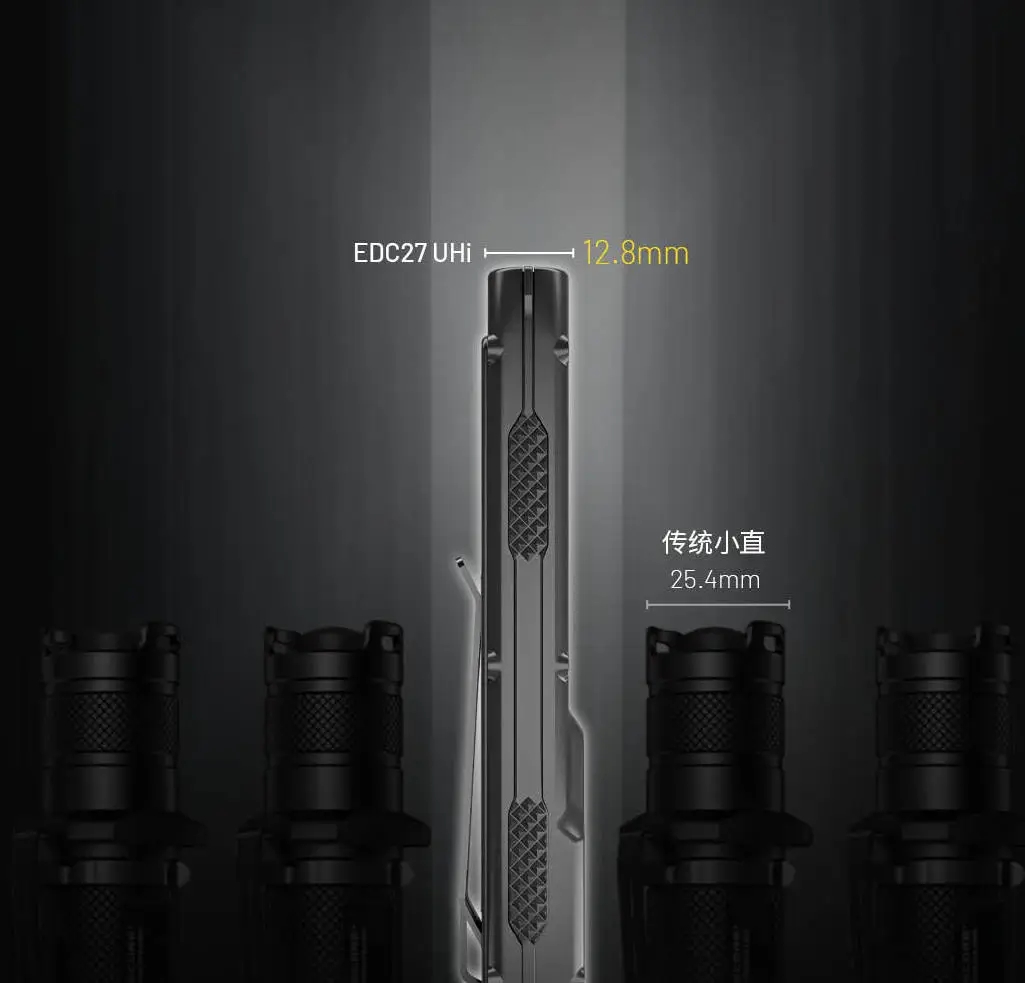 12.8mm！超薄战术EDC手电新品上市
