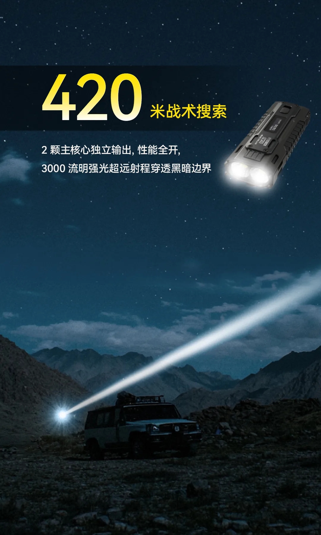 新品 | 「双8K」性能新风暴！EDC37终阶战术EDC手电