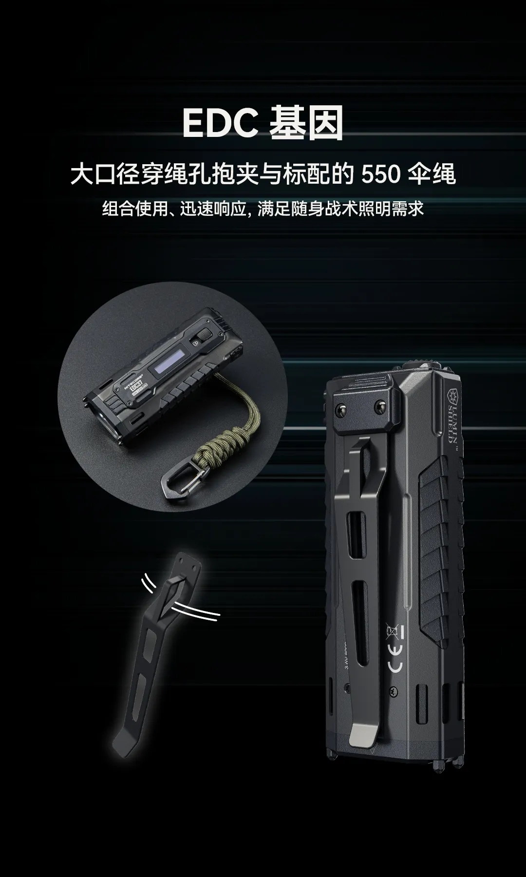 新品 | 「双8K」性能新风暴！EDC37终阶战术EDC手电