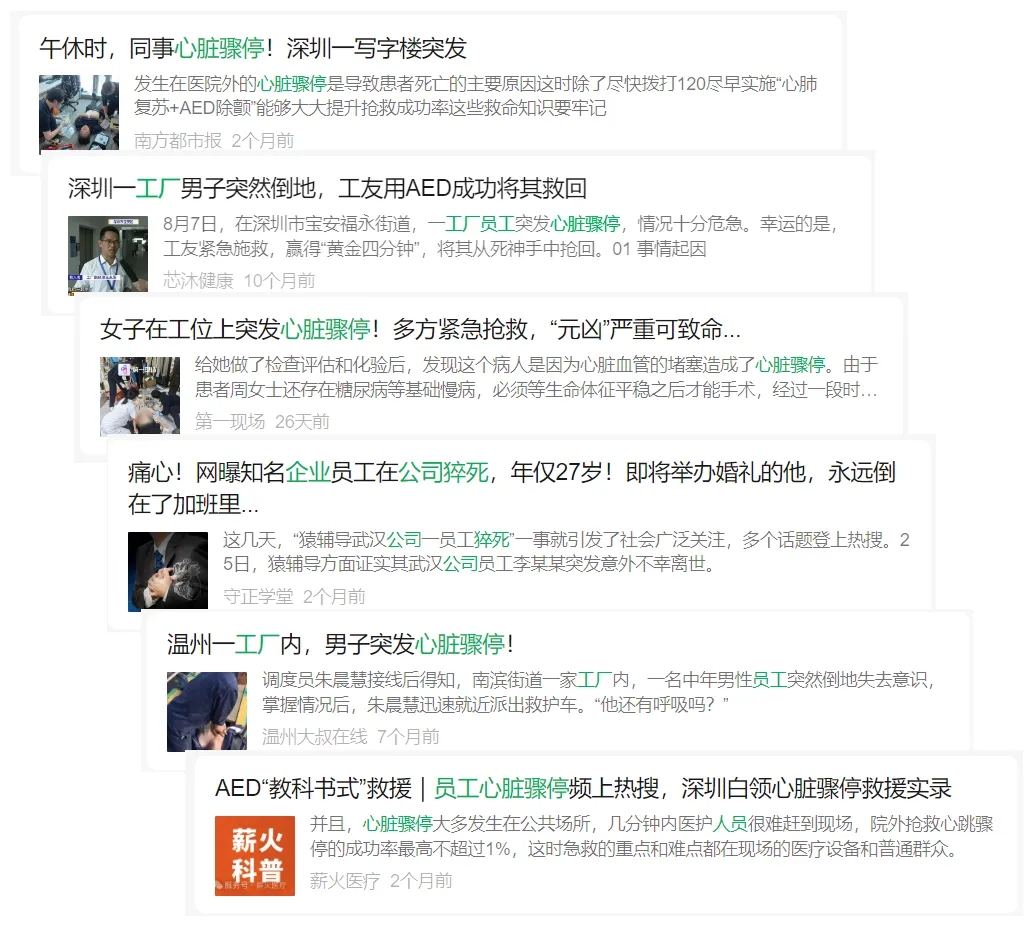 政策加持外，为何越来越多的企业在加速配置AED？