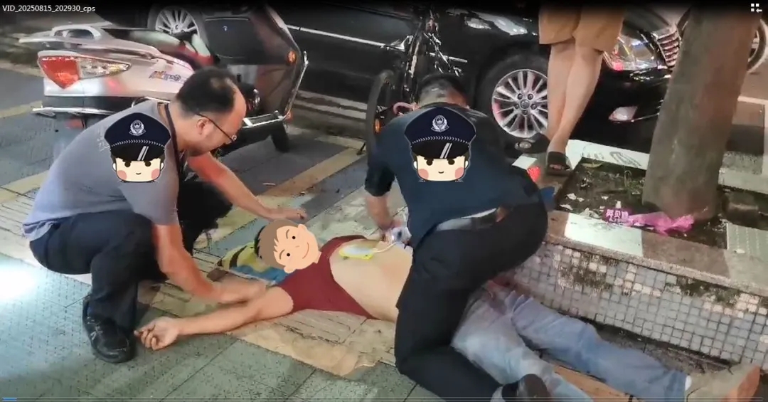科曼AED+急救培训显成效！化州民警街头成功施救心脏骤停市民